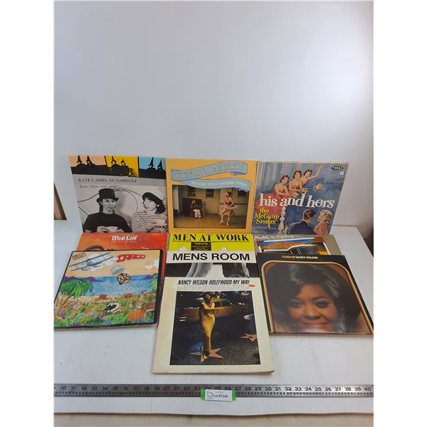 (10) Records (McGuire Sisters, Meat Loaf, Men At Work)