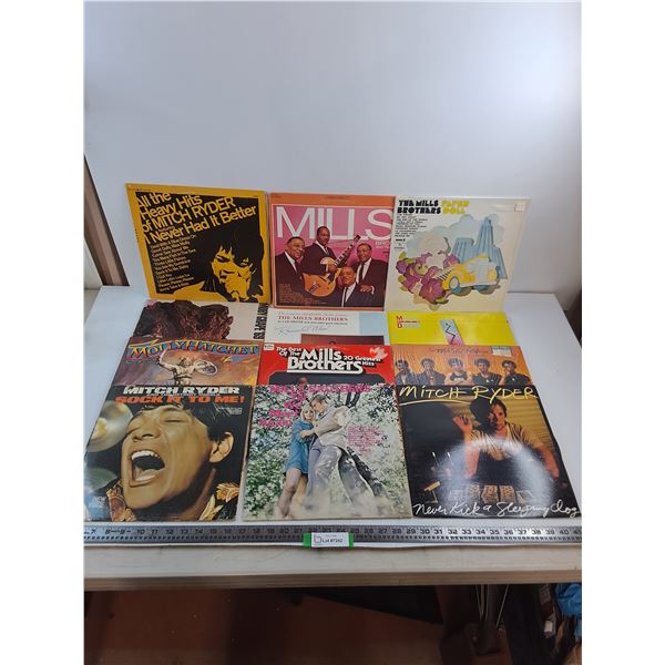 (12) Records (Mitch Ryder, Mills Brothers, Miracles)