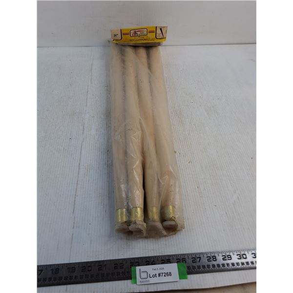 NOS 24" Set of 4 Furniture Legs & Brackets
