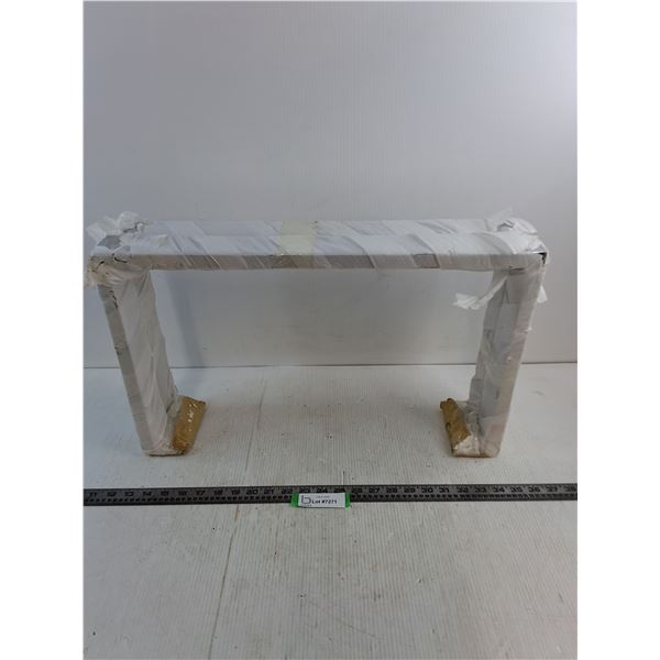 Set of 2 Chrome Coffee Table Legs - Appear Unused - 22x13.25x2.5" Each - PICK UP