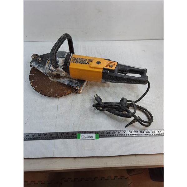 Partner K2300EL Concrete Saw - Tested - PICK UP