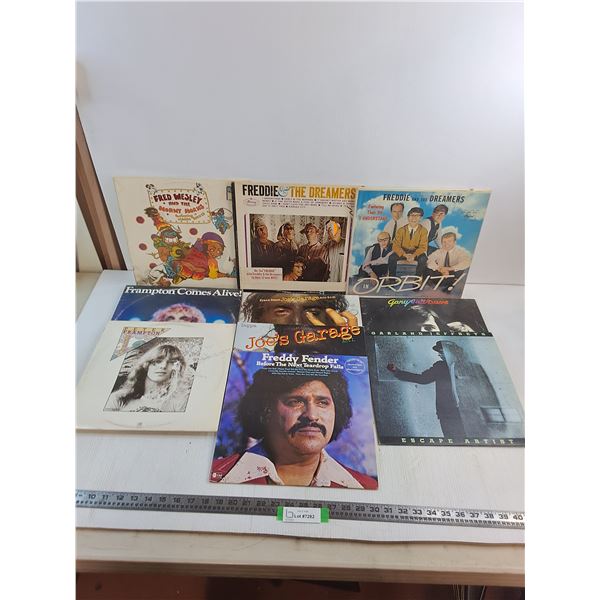 (10) Records (Peter Frampton, Frank Zappa, Freddie and the Dreamers)