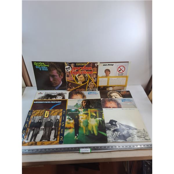 (12) Records (Glass Tiger, Gordon Lightfoot, Gino Vanelli)