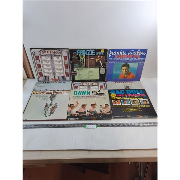 (9) Records (Foreigner, Happy Days, 4 Seasons)