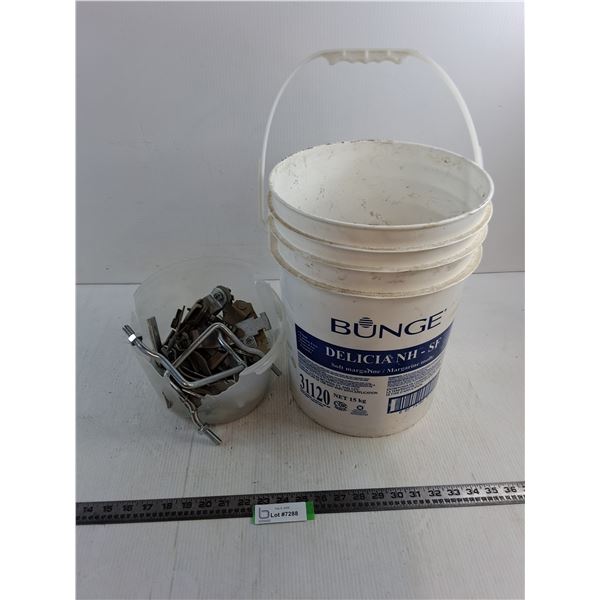 * Bulk Track Roller Mechanisms, Brackets, Gears, Large Pail - Pickup Only