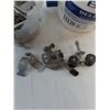 Image 4 : * Bulk Track Roller Mechanisms, Brackets, Gears, Large Pail - Pickup Only