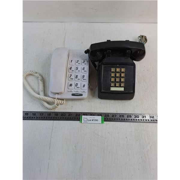 (2) Land Line Telephones - Untested, As is