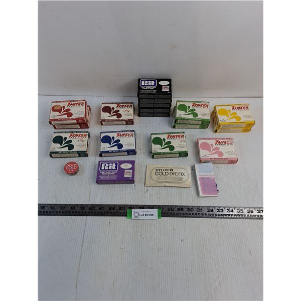 NOS Tintex/Rit/Dylon Fabric Dyes - As is