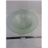 Image 1 : *Large Glass Light Fixture - 21.5" Diameter - Pickup Only
