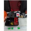 Image 3 : Hard Hat, Survival Kit, Samsung Smartphone - As Is, Fuses, Lighter, Binders, 3M Spray Adhesive, Misc