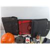 Image 8 : Hard Hat, Survival Kit, Samsung Smartphone - As Is, Fuses, Lighter, Binders, 3M Spray Adhesive, Misc