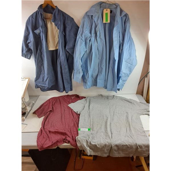 (2) Wrangler Shirts - Size XXL, Dickie & Cactus T Shirts - 2XLT