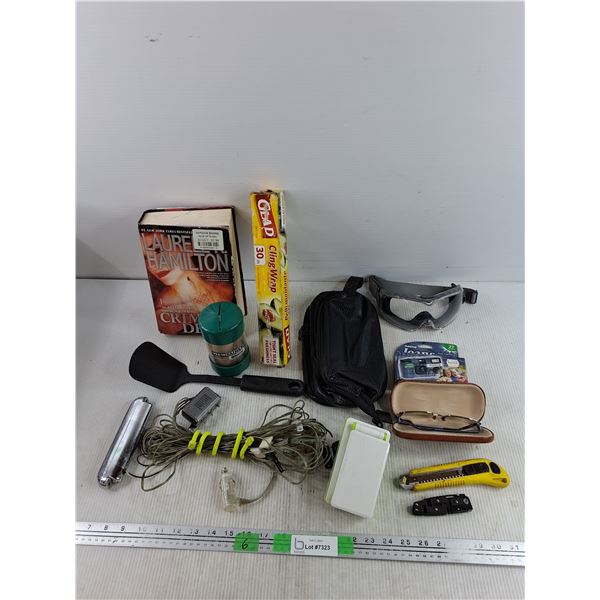 FujiFilm Quick Snap Camera - Sealed, LED 12V Light Bar, ViewTainer, Cling Wrap, Box Cutter, Misc