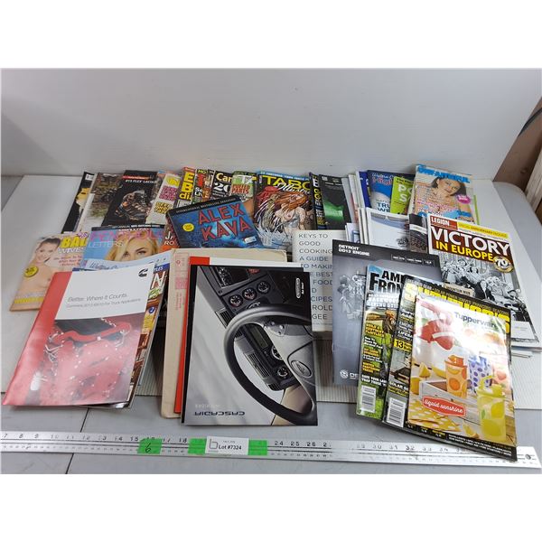 Assorted Magazines, Books & Comics - Taboo Illustrated, Survivors Edge, Alex Cava