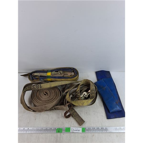 Ratchet Straps, Rubberized Nylon Pieces