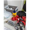 Image 11 : 12V Adapters, Precision Tool Kit & Bits, FiberFix Repair Wrap, Plastic Containers, Squeegee, Misc