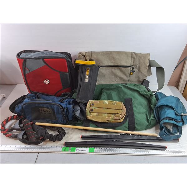 20" Anco Wiper Blades, Exercise Bungee, Assorted Bags, Binder - PICK UP ONLY