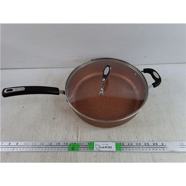 11" Deep Frying Pan w/Lid