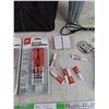 Image 3 : Husky Tool Bag, Aluminum Rivet Assortment, HFT 5 Minute Epoxy Adhesive, Bottle Opener, Arctic Ties