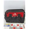 Image 7 : Husky Tool Bag, Aluminum Rivet Assortment, HFT 5 Minute Epoxy Adhesive, Bottle Opener, Arctic Ties