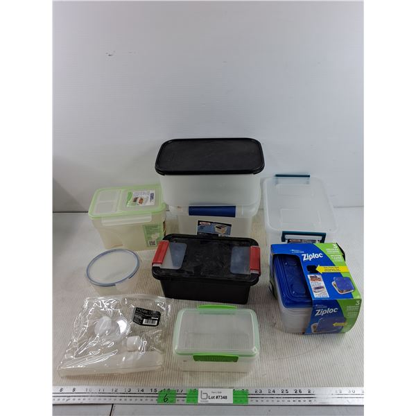 Travel Bottle Set, Assorted Food Storage Containers w/Lids