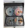 Image 6 : (2) DVD Cases 11" x 2" x 6", 12" x 8" x 6", Assorted DVDs - Harry Potter, Star Wars, The Mummy