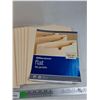 Image 3 : Flat File Jackets - Letter Size, Plastic File Bin 13" x 6" x 12", Some Damage
