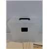 Image 5 : Flat File Jackets - Letter Size, Plastic File Bin 13" x 6" x 12", Some Damage