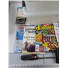 Image 3 : Plastic Containers, Magazines, Zip Bags, BBQ Lighter, Notepads, Pocket Knife, HMDI Cable, Misc