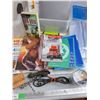 Image 6 : Plastic Containers, Magazines, Zip Bags, BBQ Lighter, Notepads, Pocket Knife, HMDI Cable, Misc