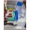 Image 7 : Plastic Containers, Magazines, Zip Bags, BBQ Lighter, Notepads, Pocket Knife, HMDI Cable, Misc
