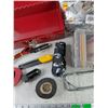 Image 7 : Micro Finer Cloths, Tupperware Food Processor, Hardware Organizer, Metal Tool Box, Misc