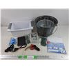Image 1 : Coleman Bucket Grill, Plastic Basket, Toothbrush Covers, Self Drilling Screws, Misc
