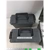 Image 2 : (3) Plastic Containers 11" x 5" x 7", First Aid Kit