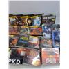 Image 5 : Assorted DVDs & CDs - Rogue Clone, Stargate Atlantis, Mack Bolan, Alfred Hitchcock