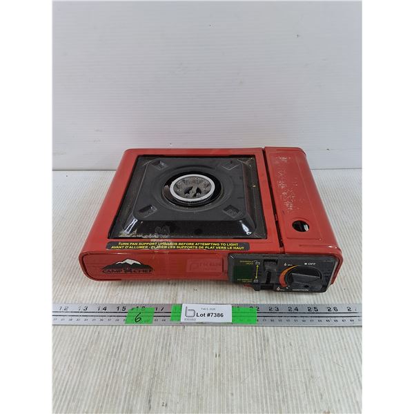 Camp Chef Outdoor Butane Stove - As Is, 13" x 10" x 3"