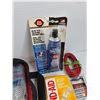 Image 11 : (2) First Aid Kits, Bungee Cord, Charging Cords, Blue RTV Silicone, Compressed Fuel, Misc