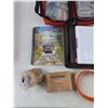 Image 2 : (2) First Aid Kits, Bungee Cord, Charging Cords, Blue RTV Silicone, Compressed Fuel, Misc