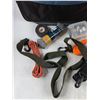 Image 3 : Case It Binder, Jumping Cables, Jobmate Tool Bag 12" x 8" x 8", 8" Bar Clamp, Misc