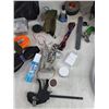 Image 5 : Case It Binder, Jumping Cables, Jobmate Tool Bag 12" x 8" x 8", 8" Bar Clamp, Misc