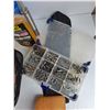 Image 8 : Goo Gone, 12V Extension, Magazines, Plastic Container,  Wallet, Ropes, First Aid Kit