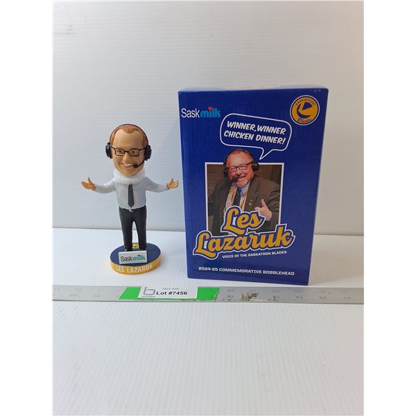 Saskatoon Blades Les Lazaruk Bobble Head, NIB