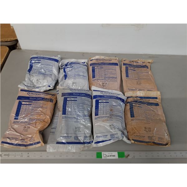 (8) Bags of Interstar Mortar Color - PICK UP