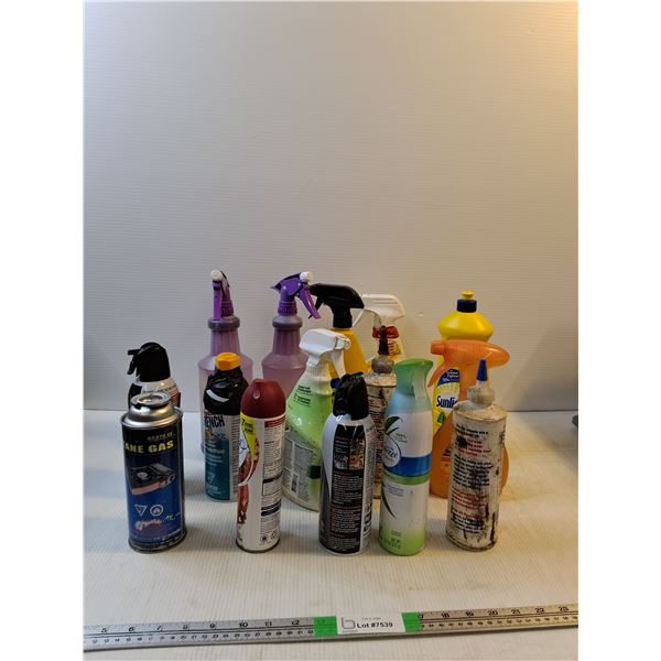 Various Cleaning Products;  Sunlight, Febreze, OdoBan, Rainex, Misc - CANNOT SHIP