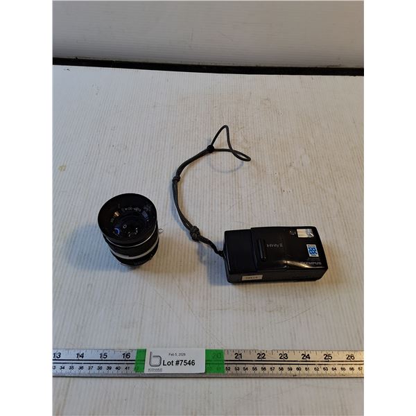 Inifinit II Olympus Camera and Lens (as is)