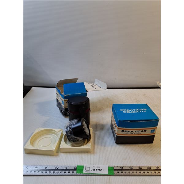 (2) Prakticar Lens & Case NIB