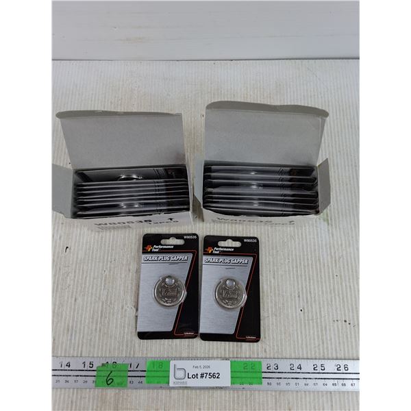 (24) Perfomance Tool Spark Plug Gapper - New