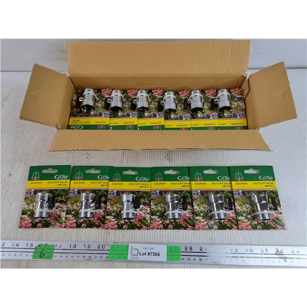 (18) Can Pro Shut Off Valve - New