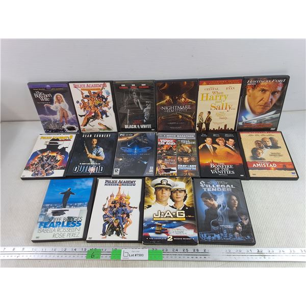 Assorted DVD Movies - The Butchers Wife, A Nightmare on Elm Street, Police Academy 6