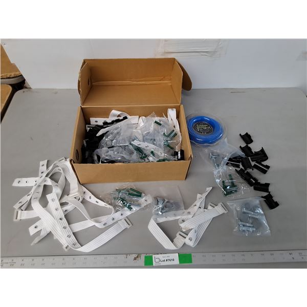 Yardworks Universal Trimmer Line & Metal Shelving Accessories- Bolts, Clips, Misc.